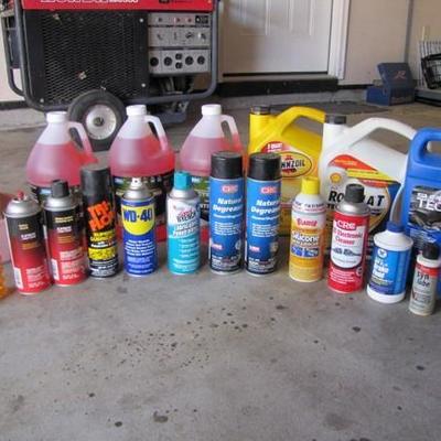 Various Car & Home Chemicals