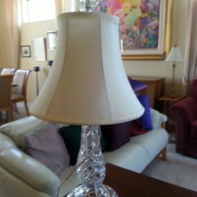 Waterford Crystal Lamp $125