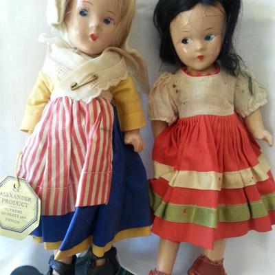 Madam Alexander collector dolls from around the world. These 2 are Dutch (excellent condition) and Spain (o.k. condition) $40 for the...