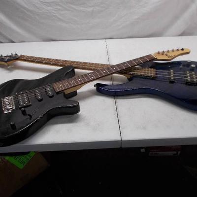2 electric guitars