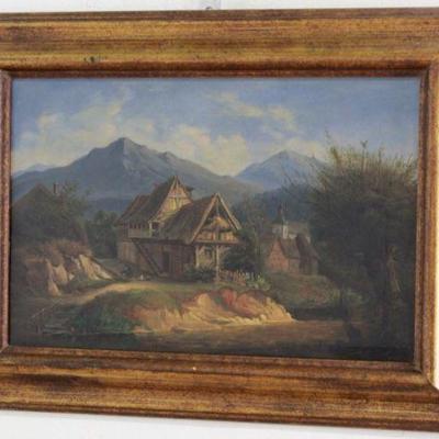 Lot 451: Possibly August Luttmann, Mountain Landscape 