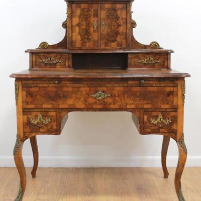 Lot 112: French Style Bronze Mounted Ladies Desk 