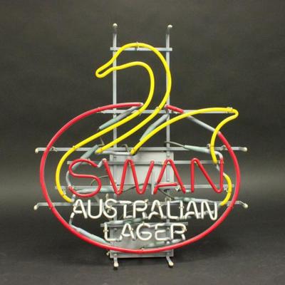 Lot 96: Swan Australian Lager Neon Sign 
