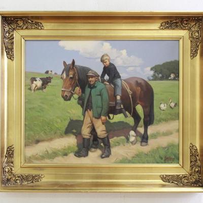 Lot 468: Susberry, Boy on a Horse 