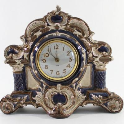 Lot 62: Pottery Clock Case 