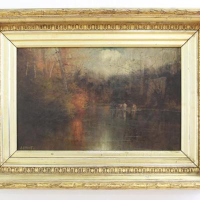 Lot 494: Attr. to A.H. Wyant, Forest Stream 