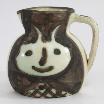 Lot 651: Pablo Picasso Glazed Pitcher with Face 