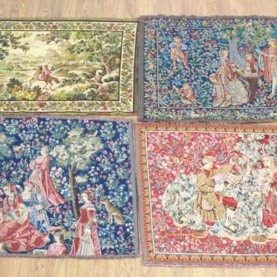 Lot 189: 4 French Tapestries After the Antique 