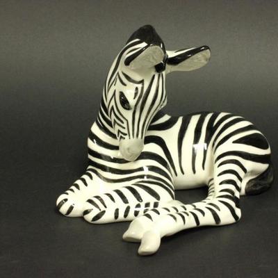 Lot 19: Russian Porcelain Zebra 