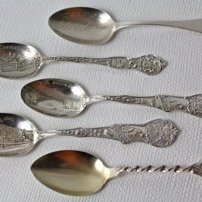 sterling souvenir spoons