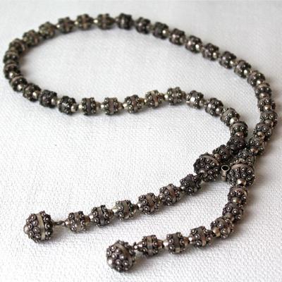 silver necklace