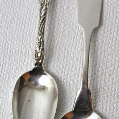 antique sterling teaspoons