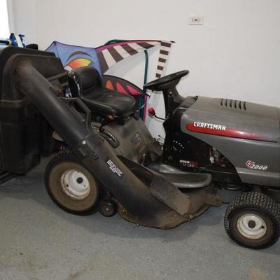 Craftsman Riding Lawnmower with Bagger