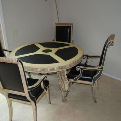 PHYLLIS MORRIS TABLE AND CHAIRS