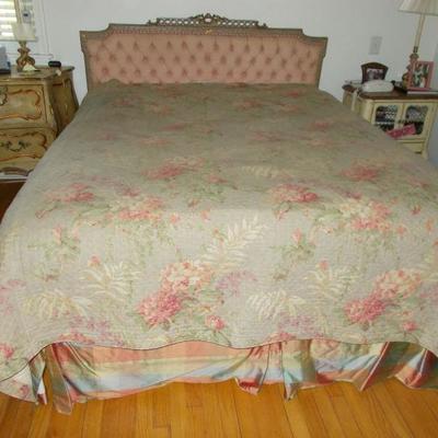 Antique Louis XV style bed $450