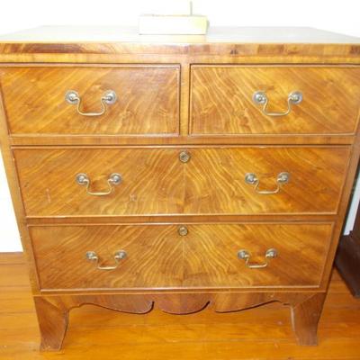 Antique chest with four drawers $450
28 1/2 X 16 X 29 1/2
