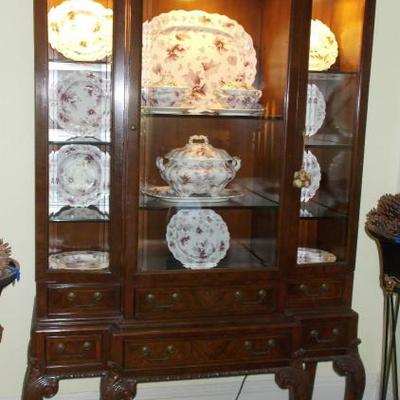 Baker Chippendale style lighted china cupboard $2,900
50 X 18 X 80