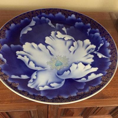 Blue and White Dish.