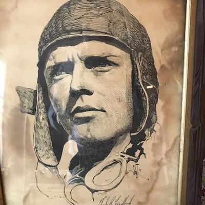 Signed Copy of Charles Lindbergh.