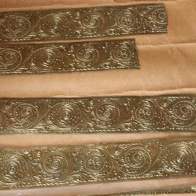 Brass embossed pieces