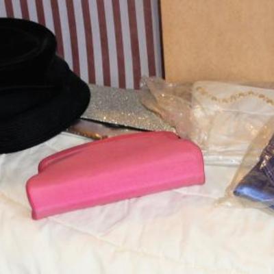 Vintage purses and hats