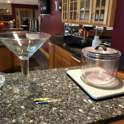 martini glass/ice bucket