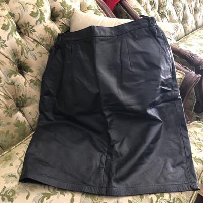 Harley Davidson Leather Skirt