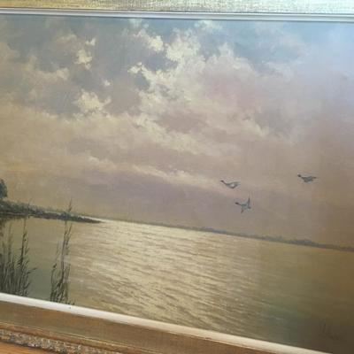 Signed original Oil on Canvas by Dutch Artist J. Andel born in the Netherlands on July 16th 1931in Loosdrecht. Andel acquired his art...