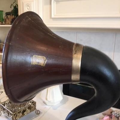 Antique Music Master Phonograph Horn