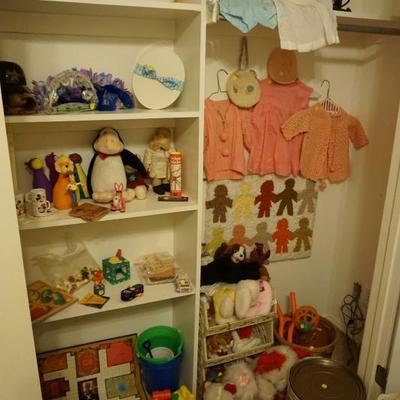 Vintage Toys and handmade childrens clothing