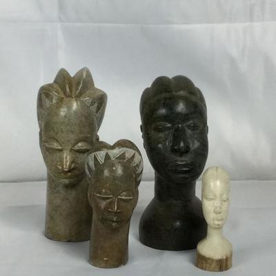 Lot # 6
Lot of 4 Head Stone Sculptures
