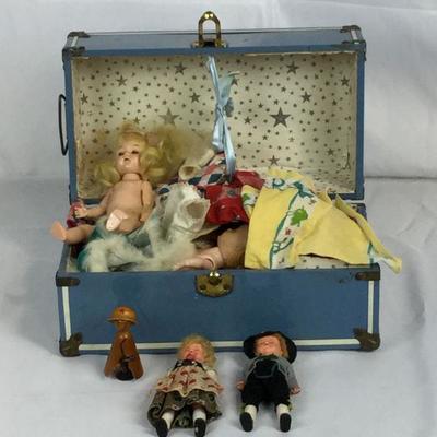 Lot # 54 
Lot of Antique Dolls and Doll Clothes
