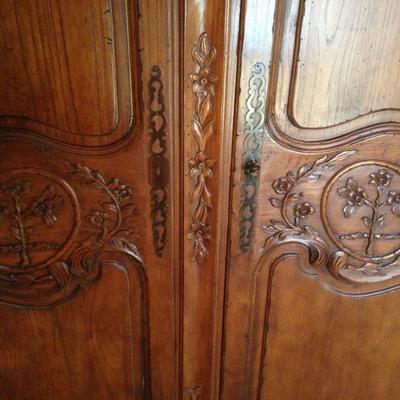 •	French Provincial Country style armoire—BUY IT NOW--$425—sophia.dubrul@gmail.com