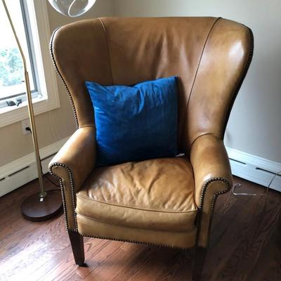 Wing chairs by Ralph Lauren, 