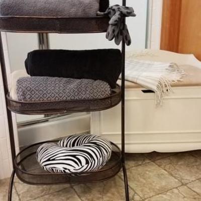 Bath Towel and Accessories Rack