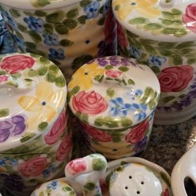 Floral Canisters