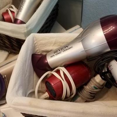 Blow Dryers and Curling Iron