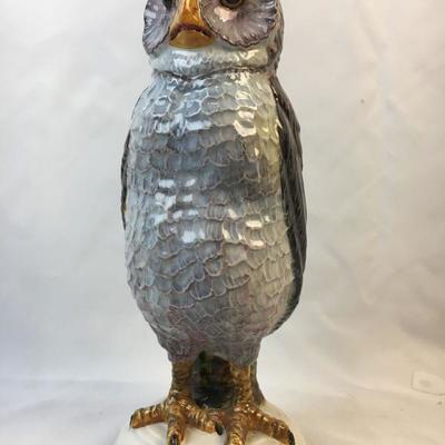 Majolica Owl
