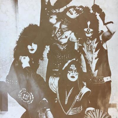 1977 Kiss promo photograph from Japanese Tour 1977