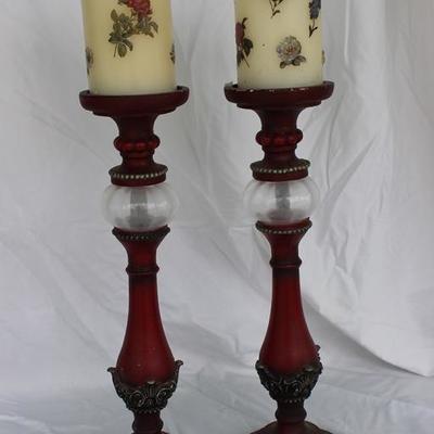 Decorative candle holders
