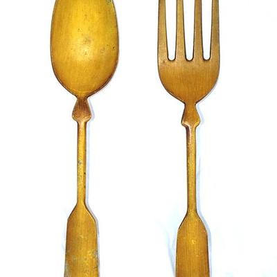 Wall hanging spoon and fork
