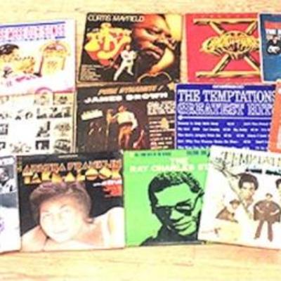 Box Lot of LP Vinyl Records
