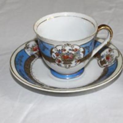 Box Lot of 3 Cups and Saucers
