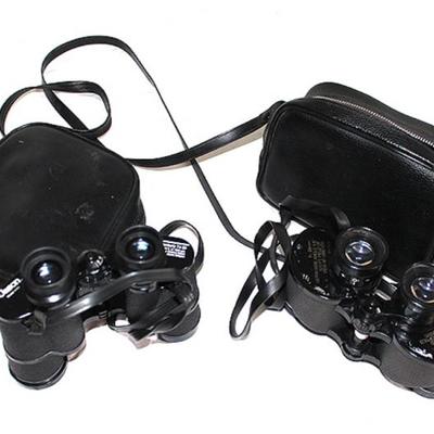 Two Pairs of Binoculars in Cases
