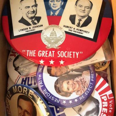 Presidential Election Buttons