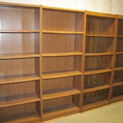 4 Large Bookcases