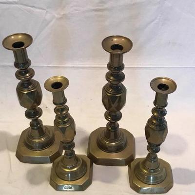 Diamond king and queen candlesticks