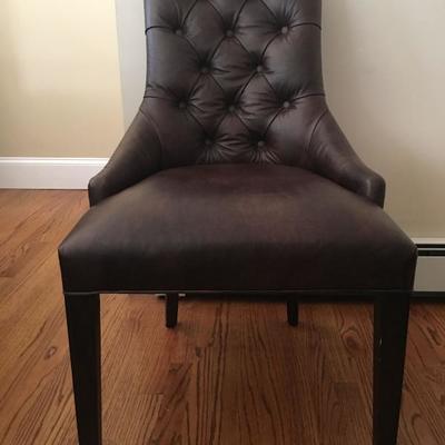 Captains Tufted Leather Chair 