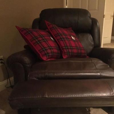 Matching Leather Recliner 