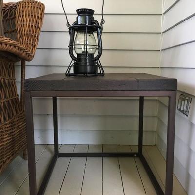 Lantern, End Tables, Pair Available 